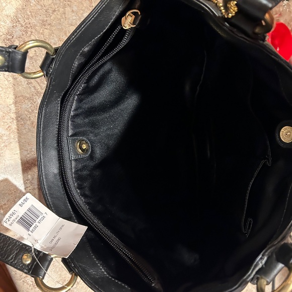 BNWT COACH Campbell Belle Bordeaux Leather Carryall Shoulder Bag Purse F24961. - Picture 10 of 12